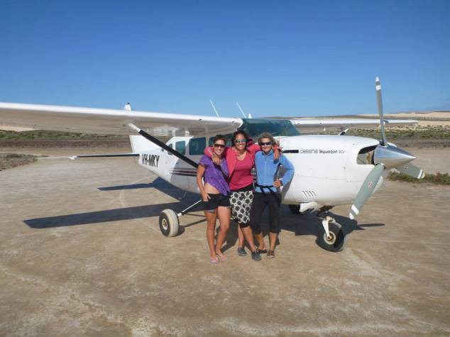 Dulkara, Janine and I with our transportation of choice